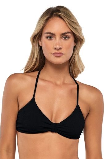 Pacifica Indie Bralette, Color: BLACK PACIFICA RIB SP26, Size: S