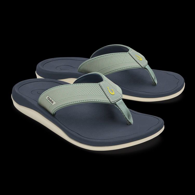 Olukai Ahi Kai, Color: Seagreen/Trench Blue SP26, Size: 9