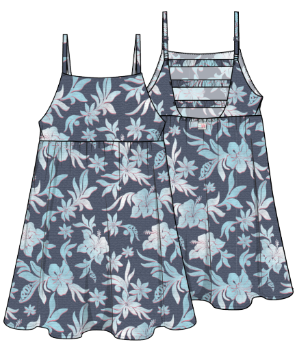 Roxy GIRLS' HIBISCUS HYPE DRESS