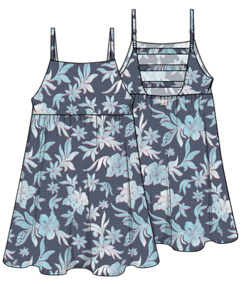 Roxy GIRLS' HIBISCUS HYPE DRESS
