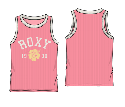Roxy GIRLS' COLLEGIATE ARCH TANK