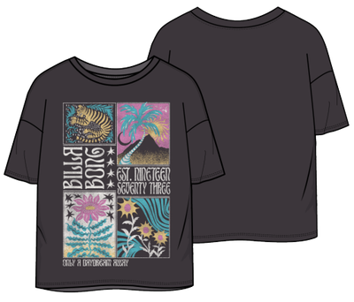 Billabong GIRLS' DAYDREAM OVERSIZED T-SHIRT