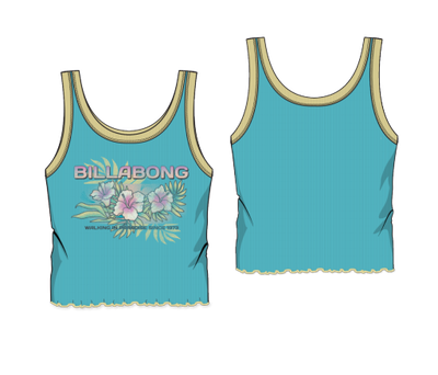 Billabong GIRLS' IN PARADISE TANK TOP