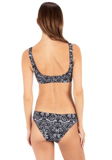 Hurley IKAT PALM MODERATE BOTTOM, Color: Black/Coconut SP26, Size: S