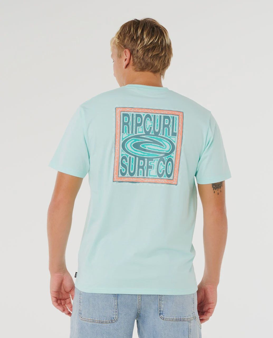 Rip Curl Trad Tee, Color: Light Aqua SP26, Size: Small