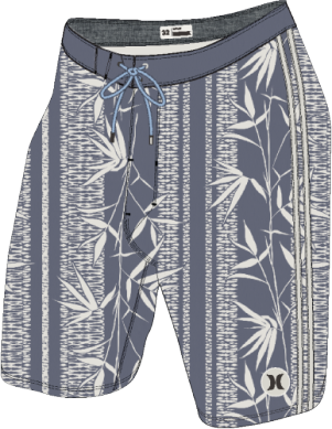 Hurley Phantom Naturals Tailgate 18” Boardshort, Color: Monsoon SP26, Size: 30