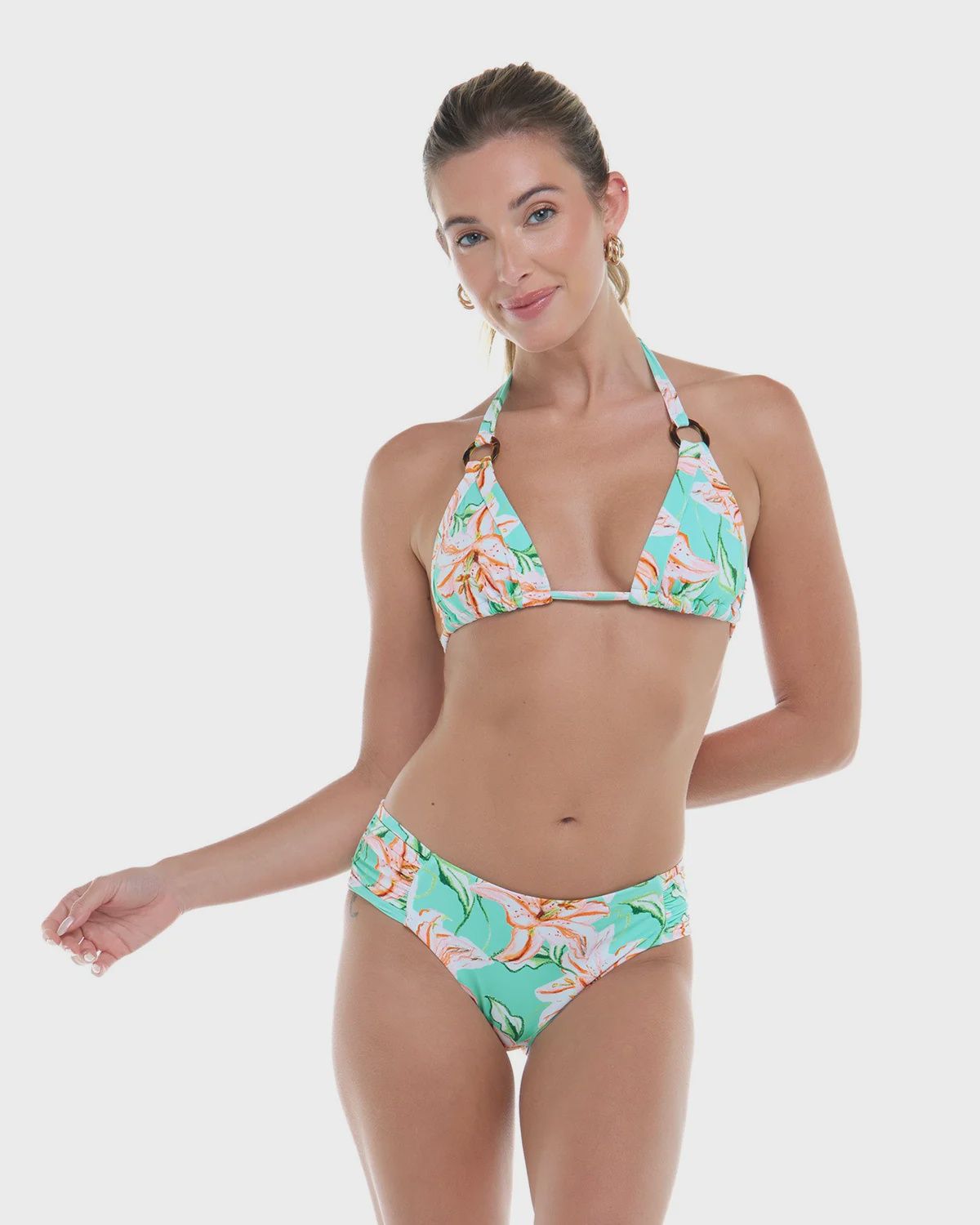 Skye Tropical Mirage Mid Waist Bottom