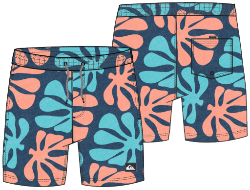 Quiksilver BOYS' SURFSILK MIX VOLLEY