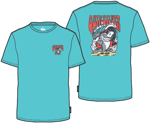 Quiksilver LITTLE BOYS' SHARK RUN SS