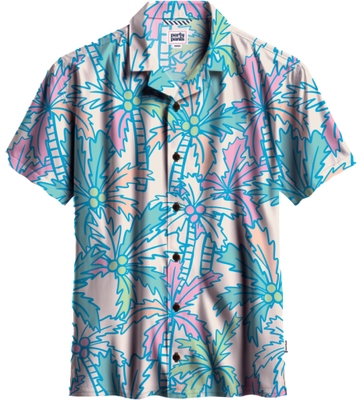 Party Pants BUSY PALMS SS WOVEN