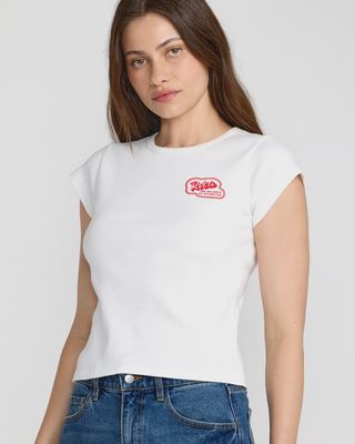 RVCA Ribbed Slim Tee