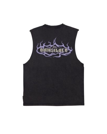 Quiksilver DARK TORCH SLV Muscle Tank, Color: Phantom SP26, Size: Small