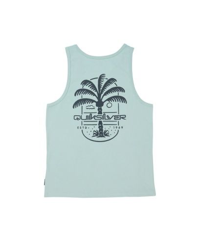 Quiksilver UNO PALM TANK MT1, Color: BLUE HAZE SP26, Size: Small
