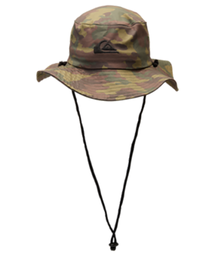 Quiksilver BUSHMASTER Bucket Hat, Color: CAMO SP26, Size: S/M