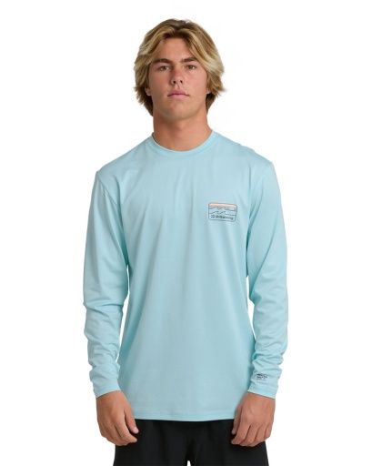 Billabong RUNNER LF LS, Color: Blue Heather SP26, Size: S-OMA
