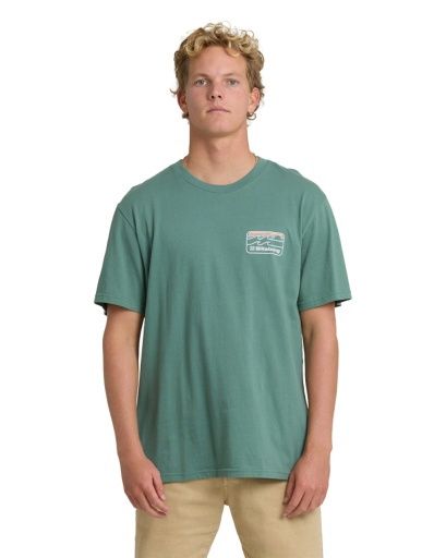 Billabong RUNNER PREMIUM SS Tee, Color: SEA GREEN SP26, Size: Small