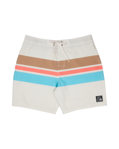 Quiksilver ORIGINAL STRAIGHT LEG 18 Boardshort, Color: BONE WHITE SP26, Size: 30
