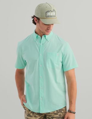 Huk Kona Solid SS Button Down