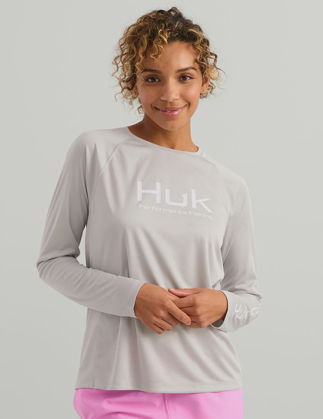 Huk Womens Pursuit Crew LS