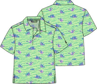 Chubbies The Lil Light The Ways (Toddler Performance Polo)