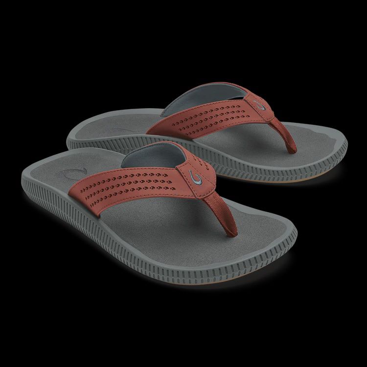 Olukai Men’s Ulele, Color: Canoe/Rock SP26, Size: 9