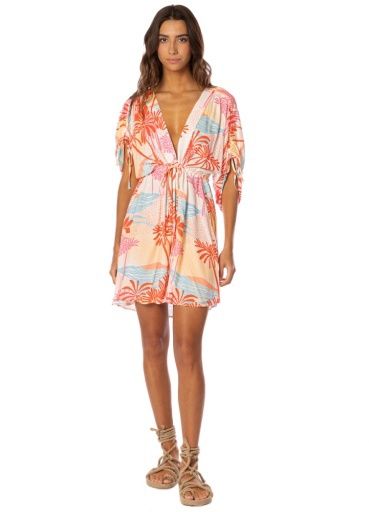 Maaji CALI SEA MOUSSE Kaftan, Color: Open White SP26, Size: Small