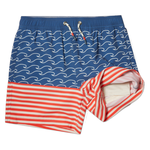 Party Pants Boys FINNER SHORE THING E WAIST, Color: Red SU26, Size: XS