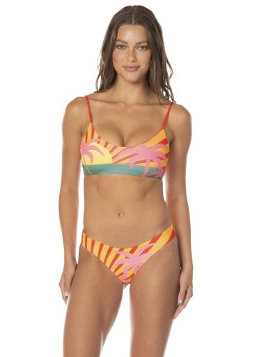 Maaji JUNGLE SWAY LANAI TOP, Color: Open Yellow SU26, Size: X-Small