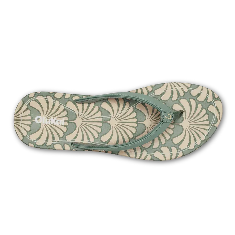 Olukai Women’s Uiki, Color: Silver Pine/Pa’i SP26, Size: 6