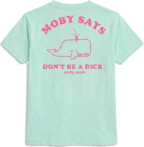 Party Pants MOBY SAYS SS TEE, Color: CHALKY MINT SU26, Size: S