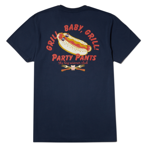 Party Pants BIG WEINER CLUB SS TEE, Color: Navy Blue SU26, Size: S