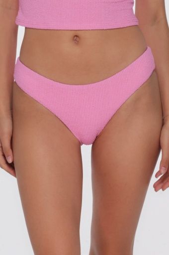Swim Systems Chloe Texture Bottom, Color: COTTON CANDY SCRUNCH SU26, Size: X-Small