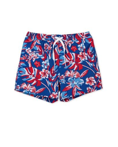 Chubbies The Star Spangled Blooms (Boys Lined Swim Trunk)