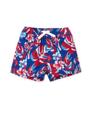 Chubbies The Lil Star Spangled Blooms (Toddler Swim Trunk)