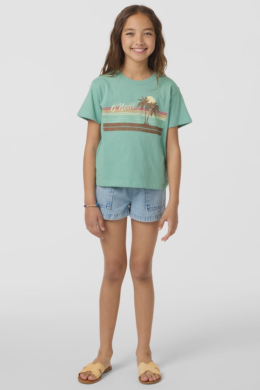 O’Neill Girls Retro Stripe Willa Skimmer Tee