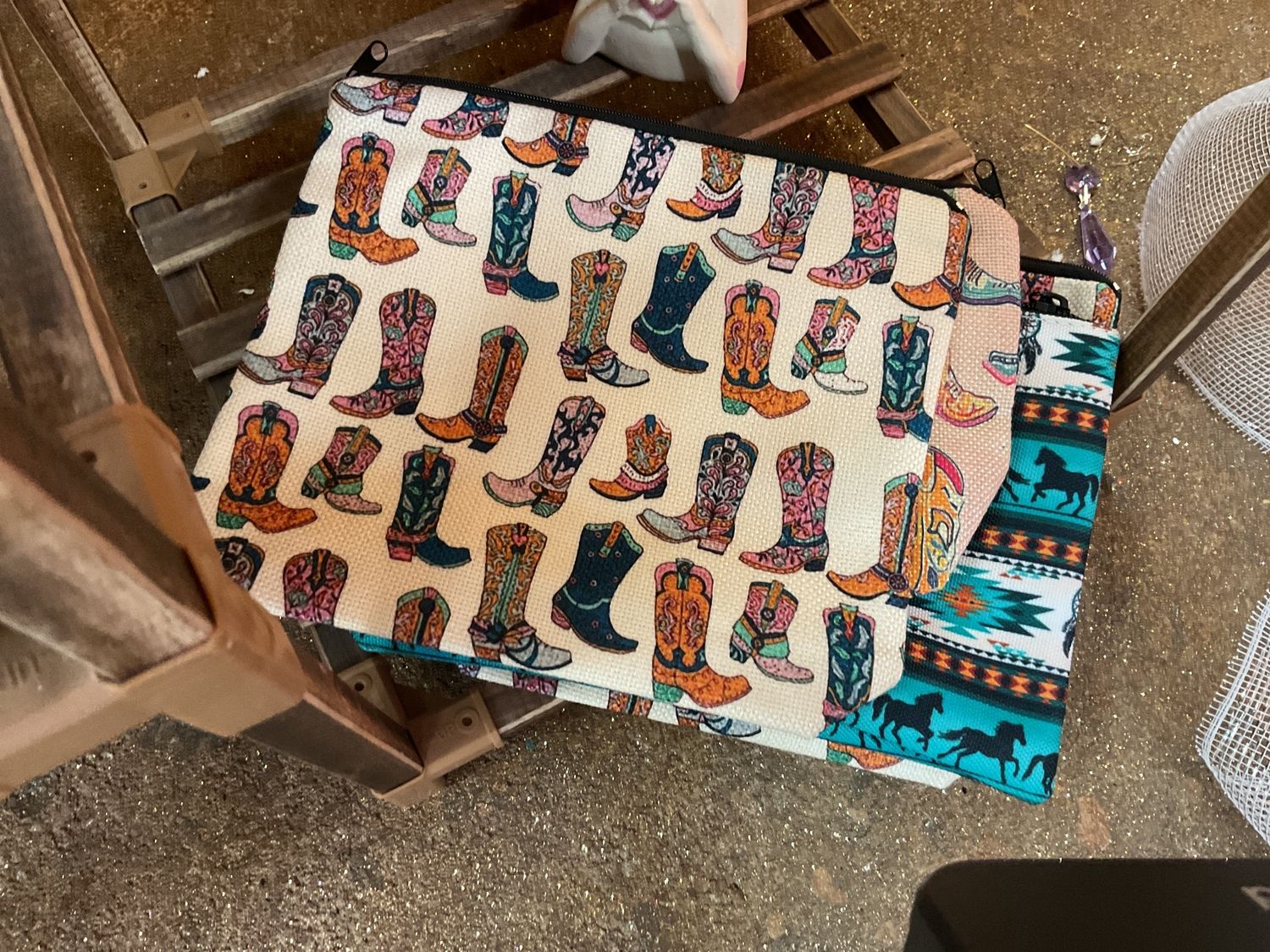 make up bag with zipper