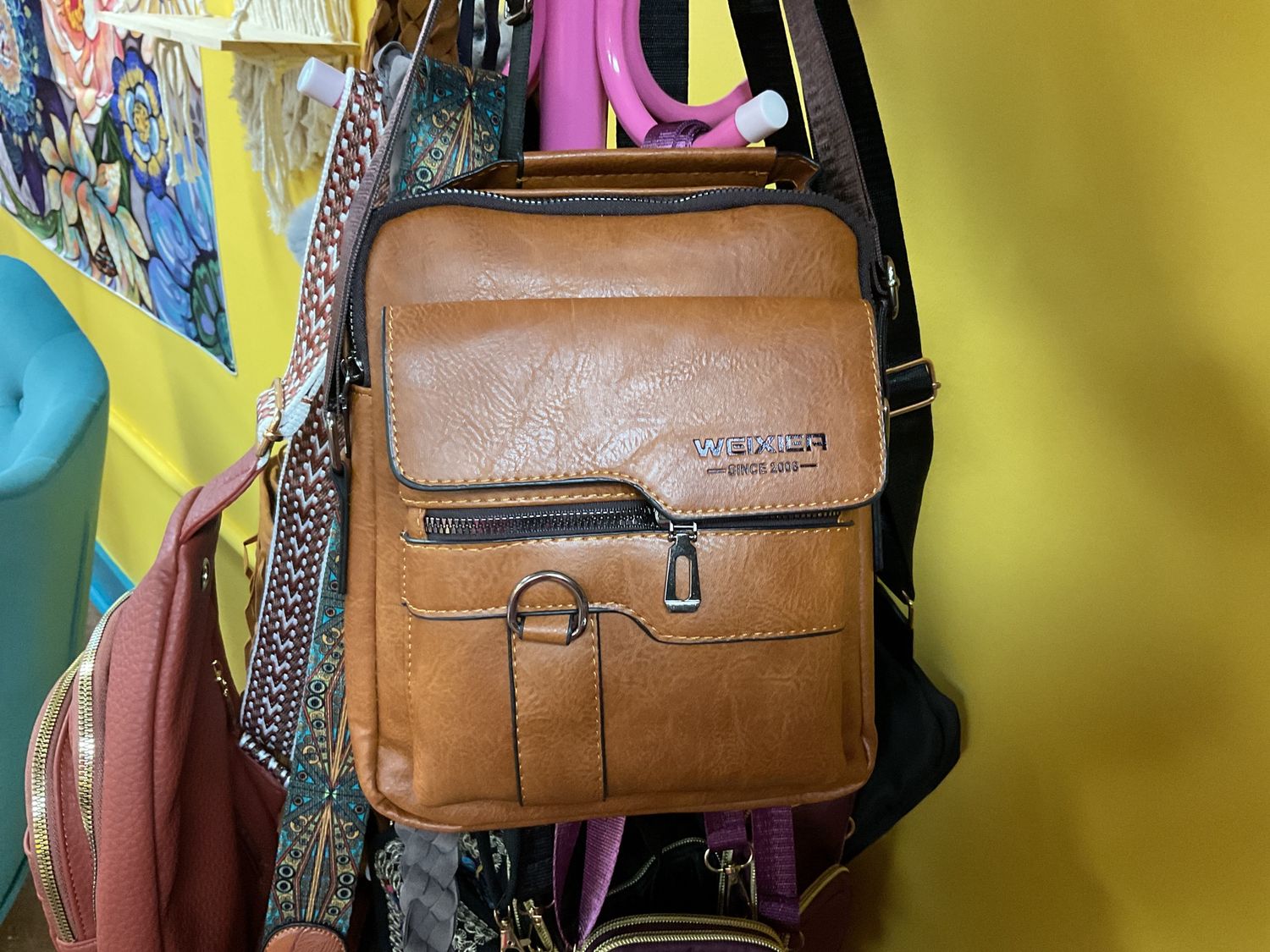 Retro Business men’s slant shoulder bag