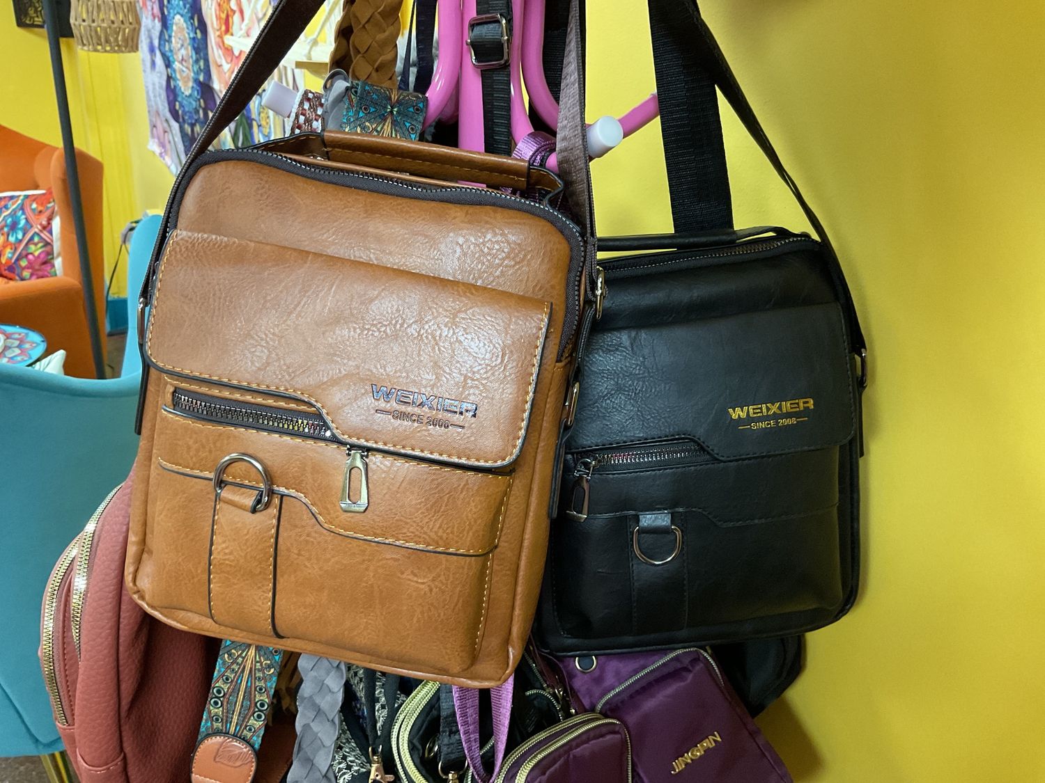 Retro Business men’s slant shoulder bag