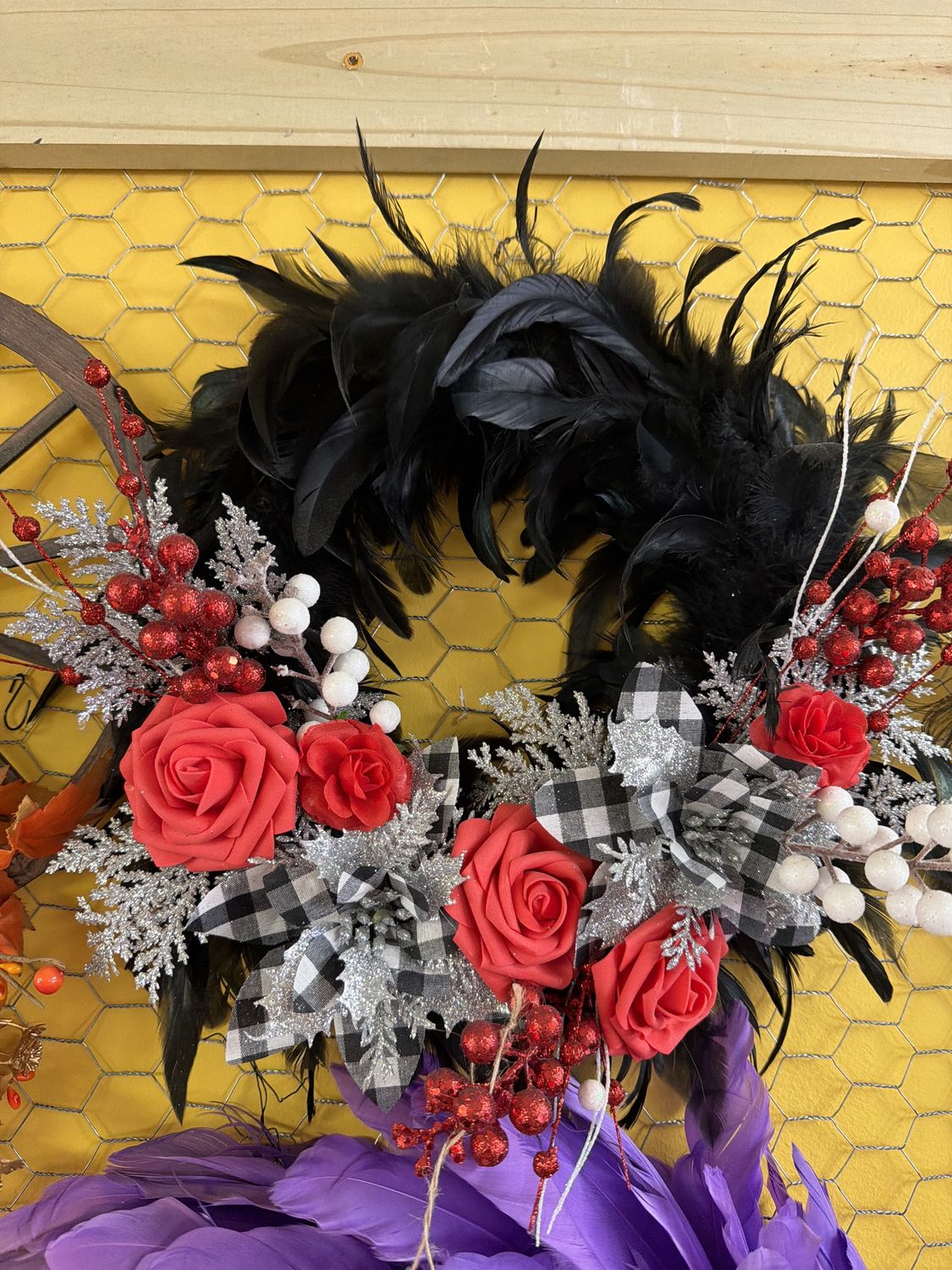 Small feather wreath