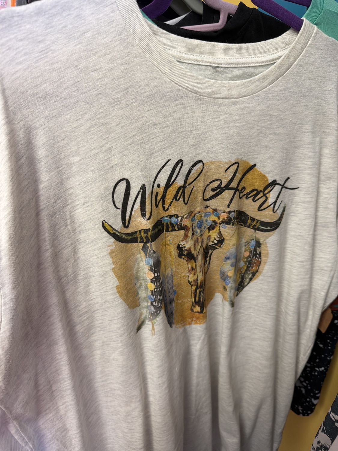 Wild heart steer tshirt