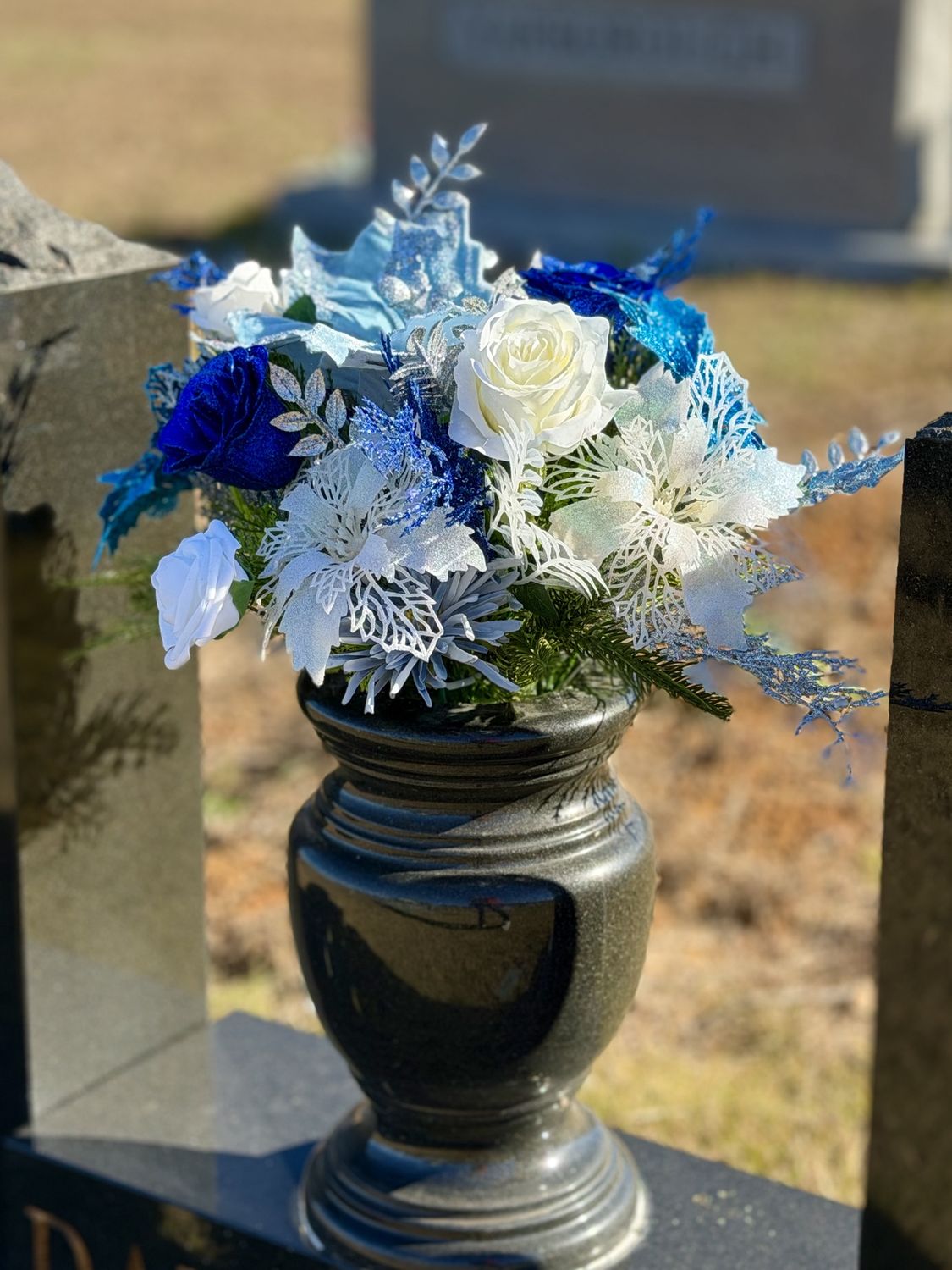 Cemetery vase