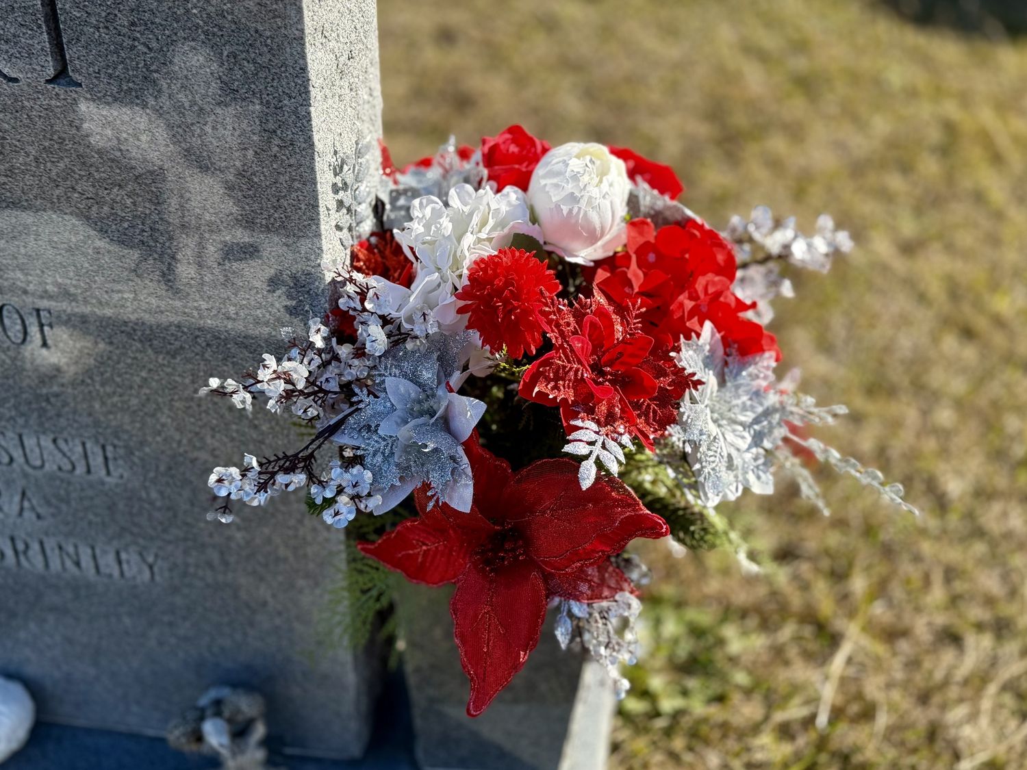 Cemetery vase