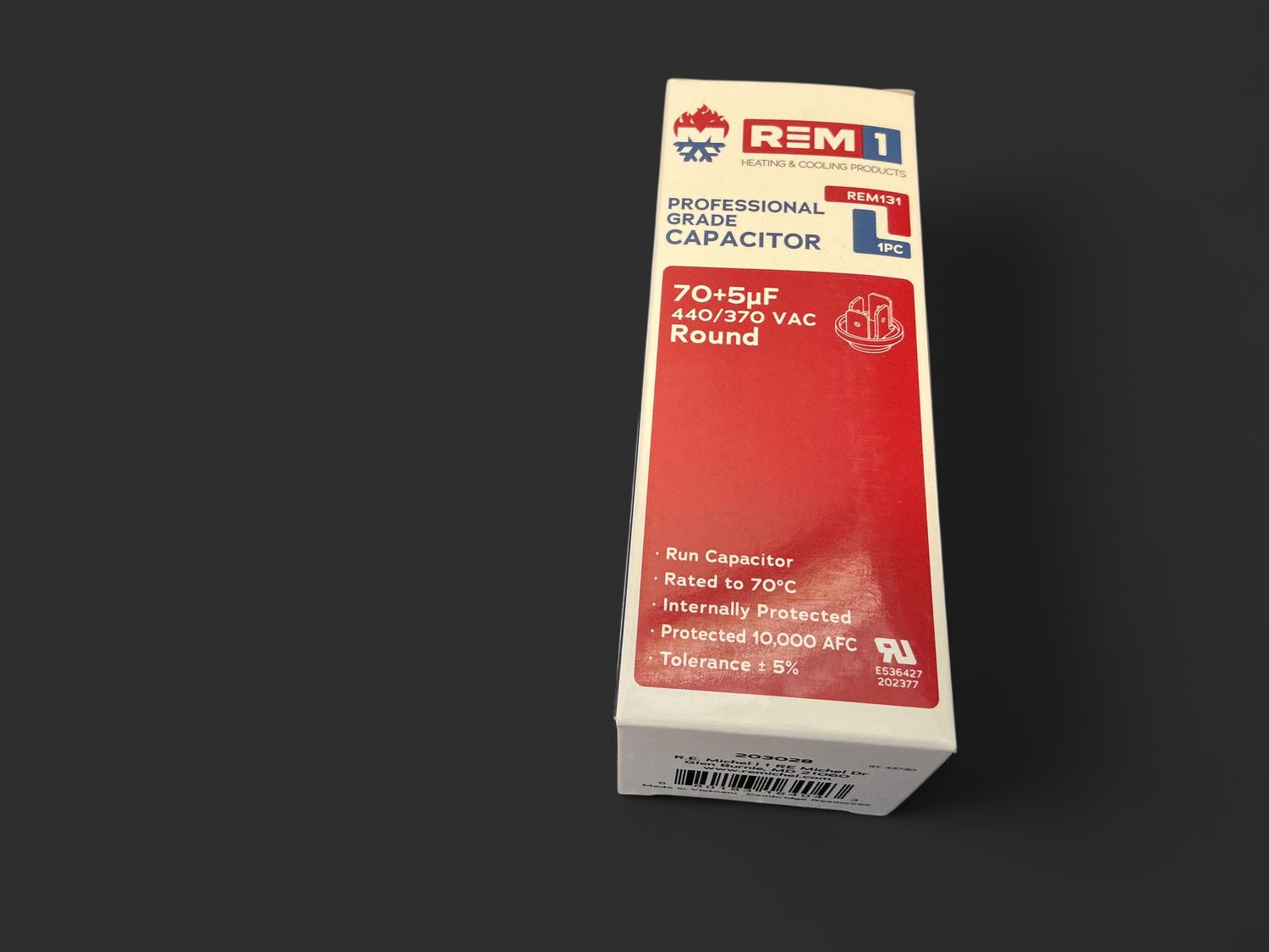 ..70+5 MFD Run Capacitor