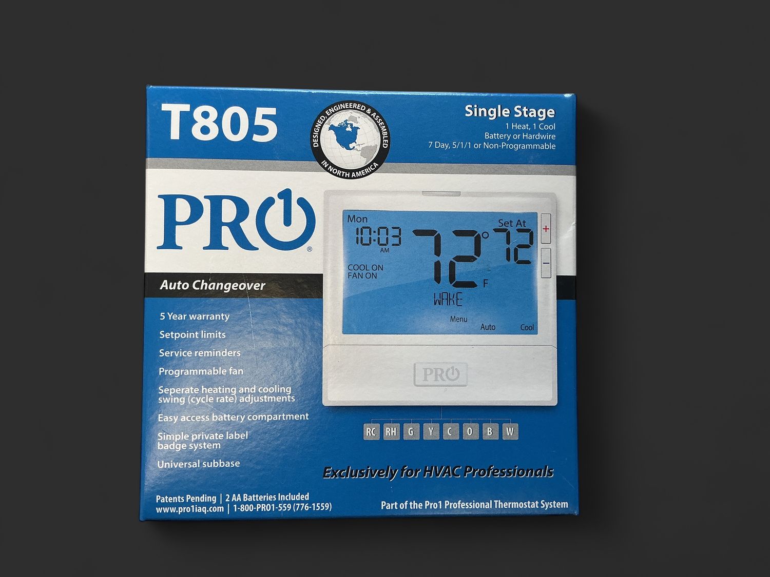 Pro1 T805 Thermostat
