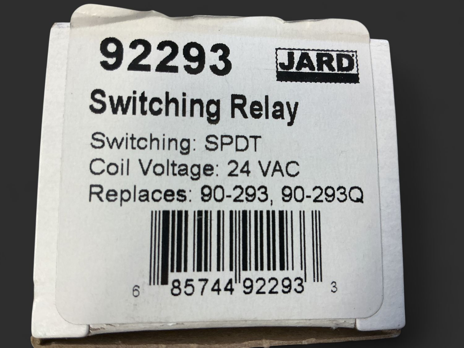 ..24 Volt SPNO Fan Relay