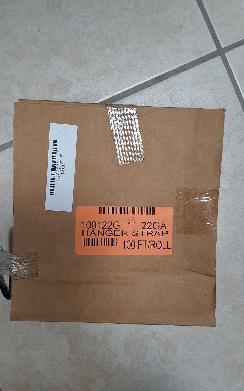 Duct Strap 22 gauge