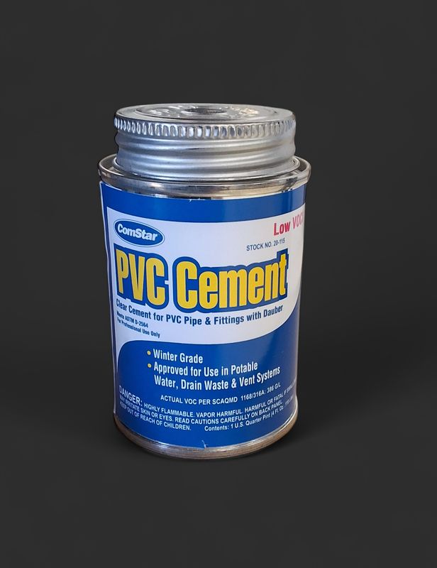 PVC Clear Cement 4 oz