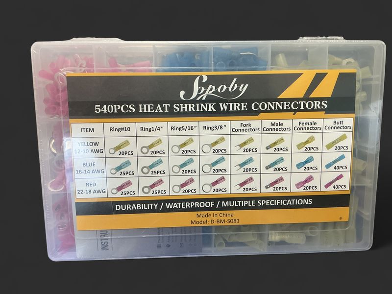 Solderless connectors - 540 count