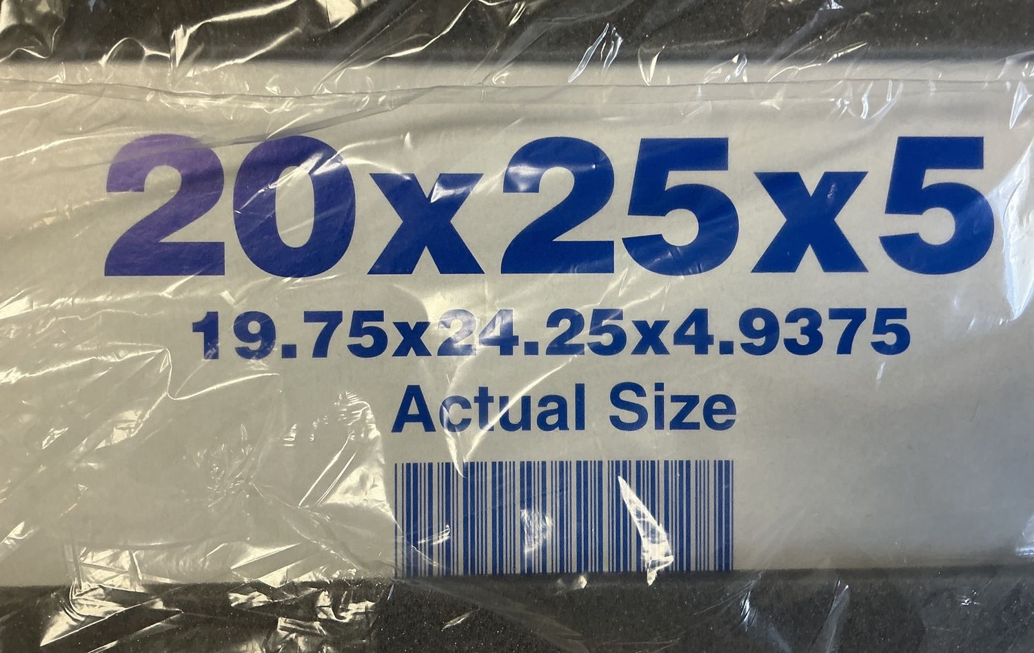 25x25x5 Filter -single