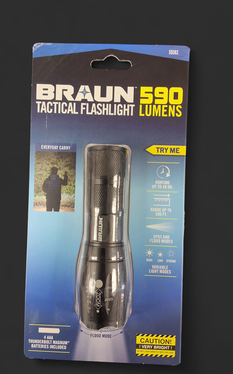 Braun Tactical Flashlight
